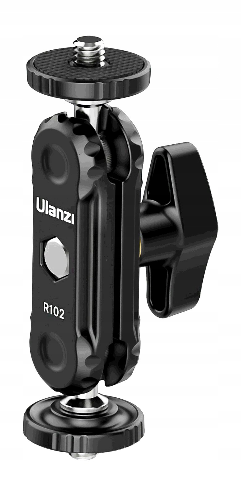 Ramię Uchwyt Mocowanie Magic Arm 9cm 2x Gwint 1/4'' Video Vlog Ulanzi R102