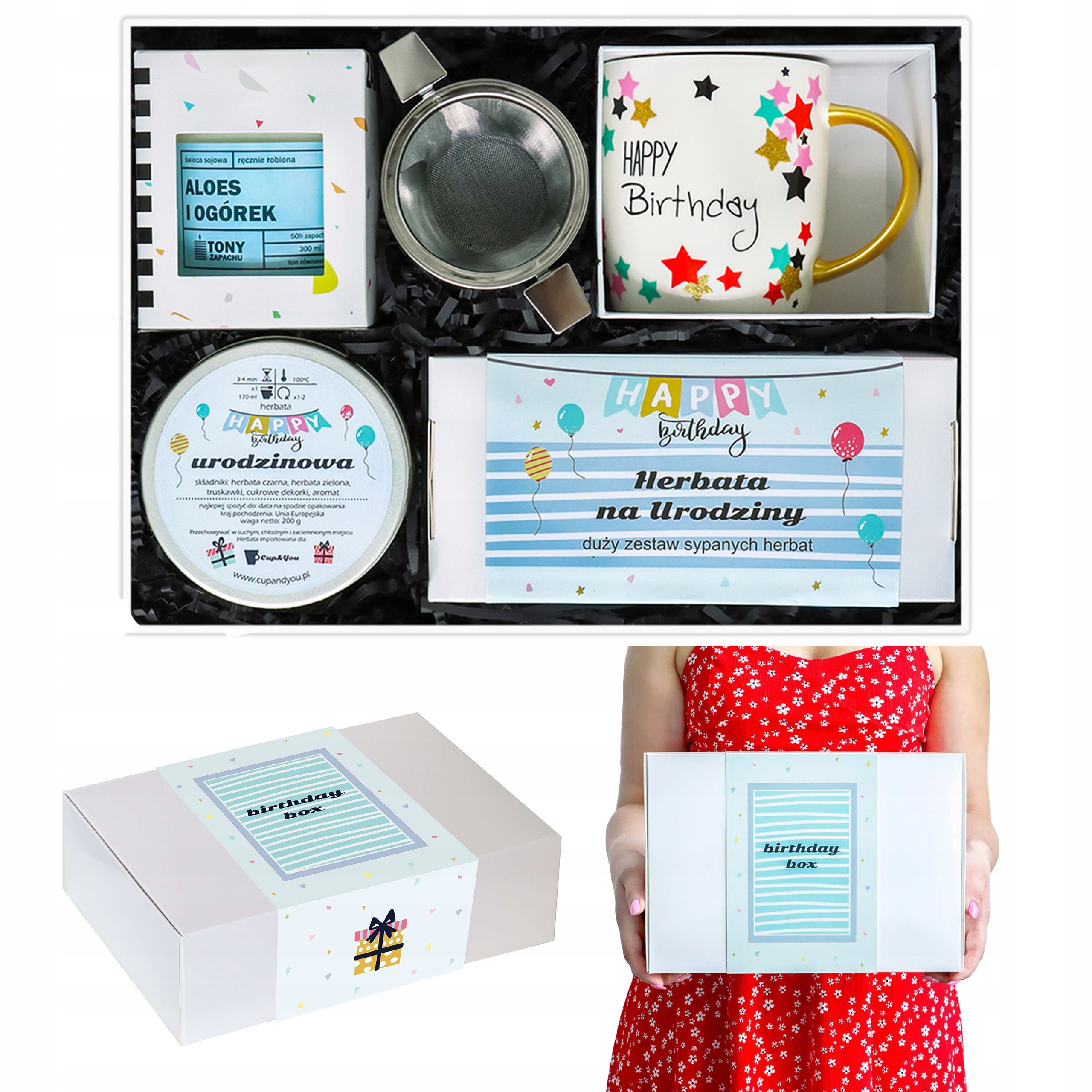 Gotowy Zestaw Prezentowy Na 20 30 40 50 60 Urodziny Box