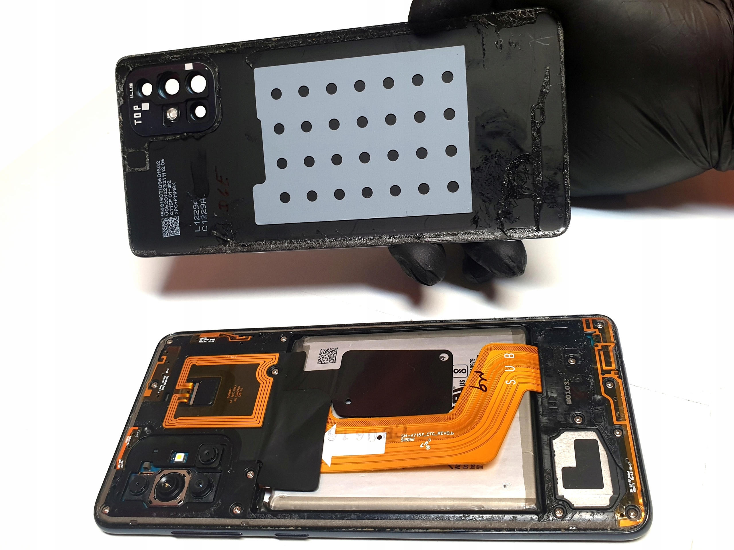 Samsung Galaxy A71 A715 ORYGINALNA TAŚMA MONTAŻOWA KLAPKI Typ inny