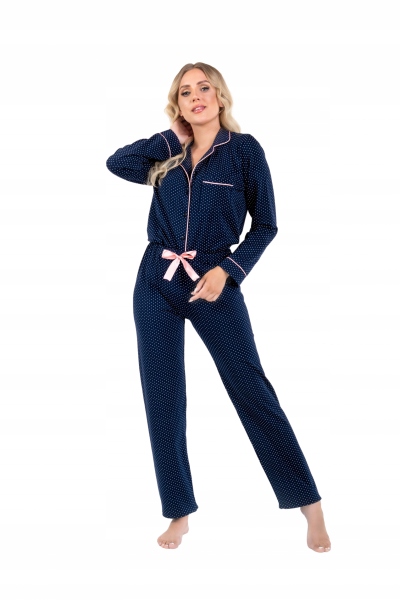 Momenti Per Me Dámské pyžamo XL All 4 You Navy