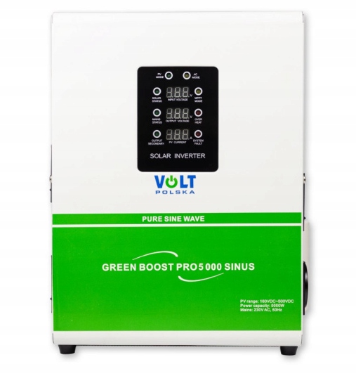Przetwornica solarna Volt Green Boost Pro 5000 Sinus Bypass do grzania wody