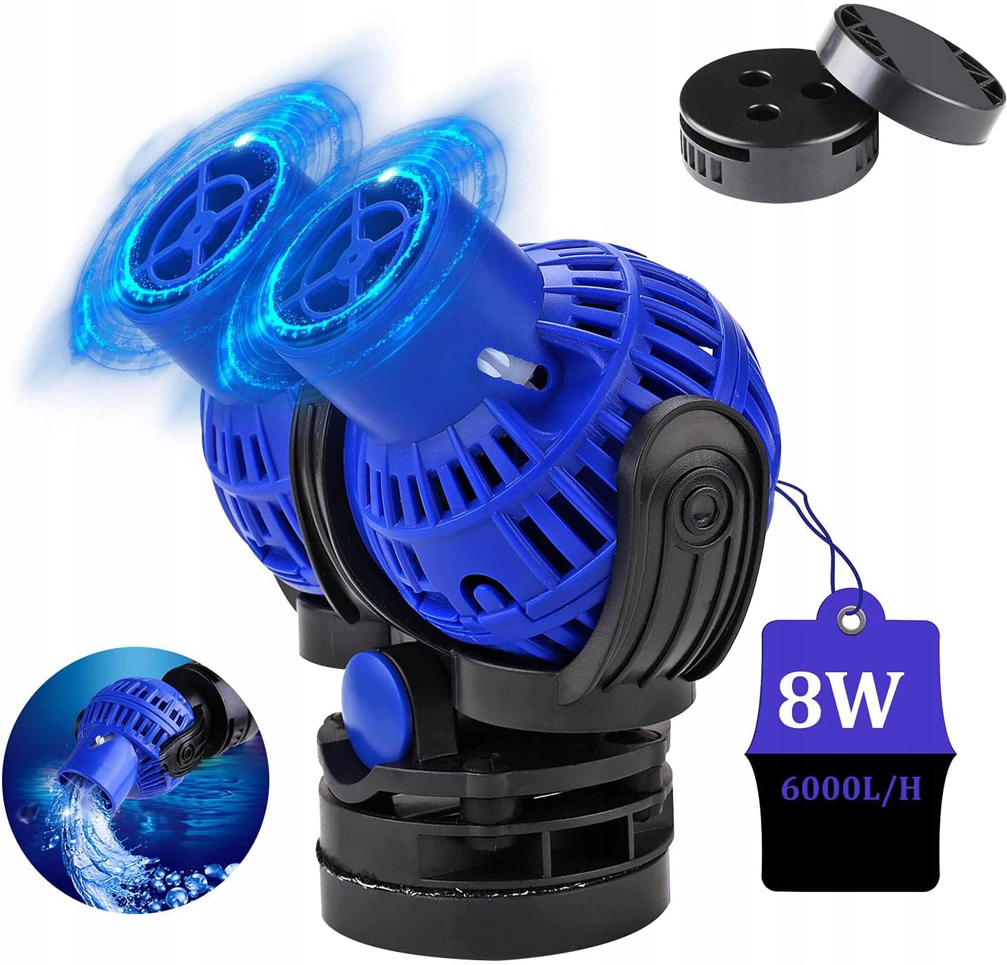 8W cirkulační čerpadlo JVP-230 Falownik 6000L/H, magnetická přísavka