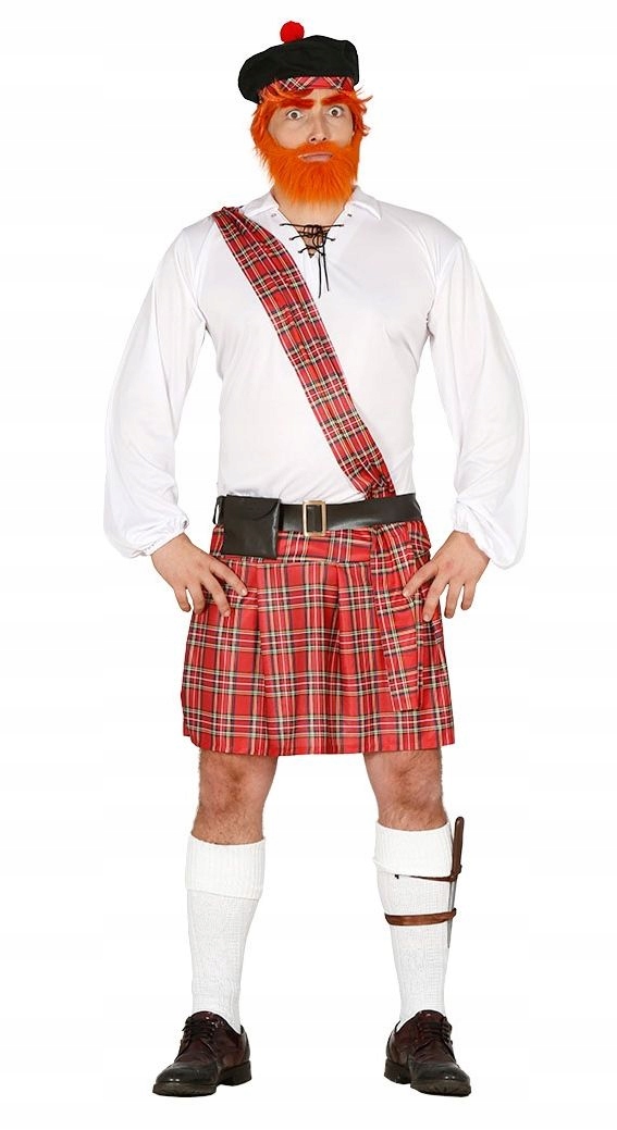 Kostým Skota Skotský Kilt Scotthish vel M