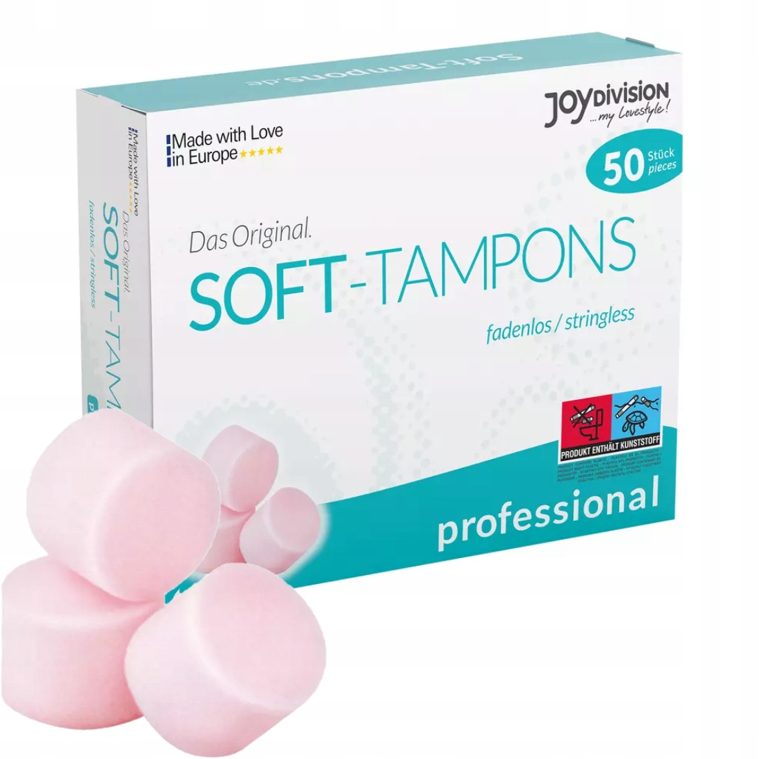 JoyDivision Tampony Bez Sznurka Sportowe do Współżycia Pływania Normal 50sz