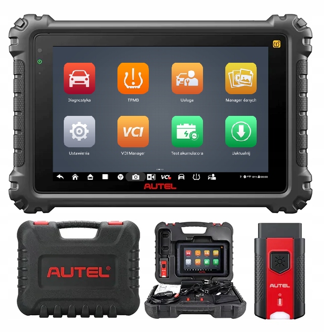 TESTER DIAGNOSTYCZNY AUTEL MK906S PRO TS MaxiCOM CZUJNIKI TPMS NEW 2023r