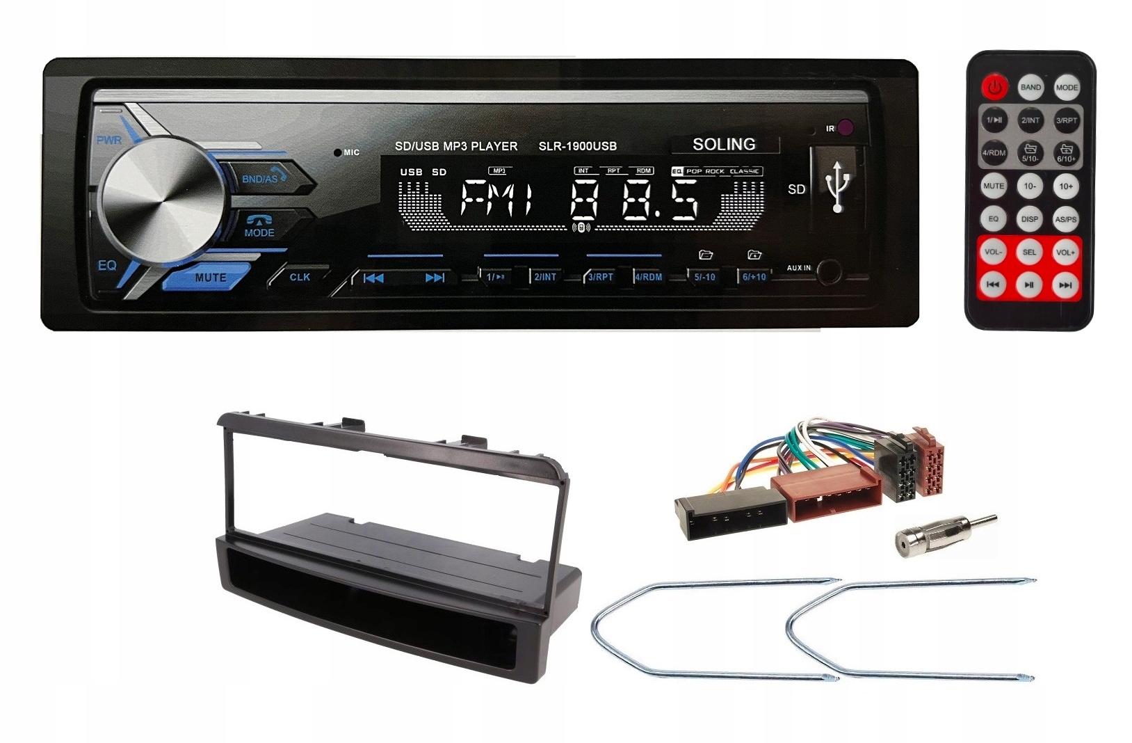 Soling SLR-1900USB Bluetooth autorádio Ford Mondeo MK2 Fiesta Focus
