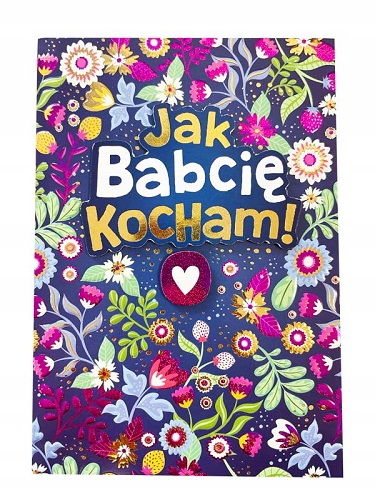 

Dla Babci kartka pięknie zdobiona życzenia DK876