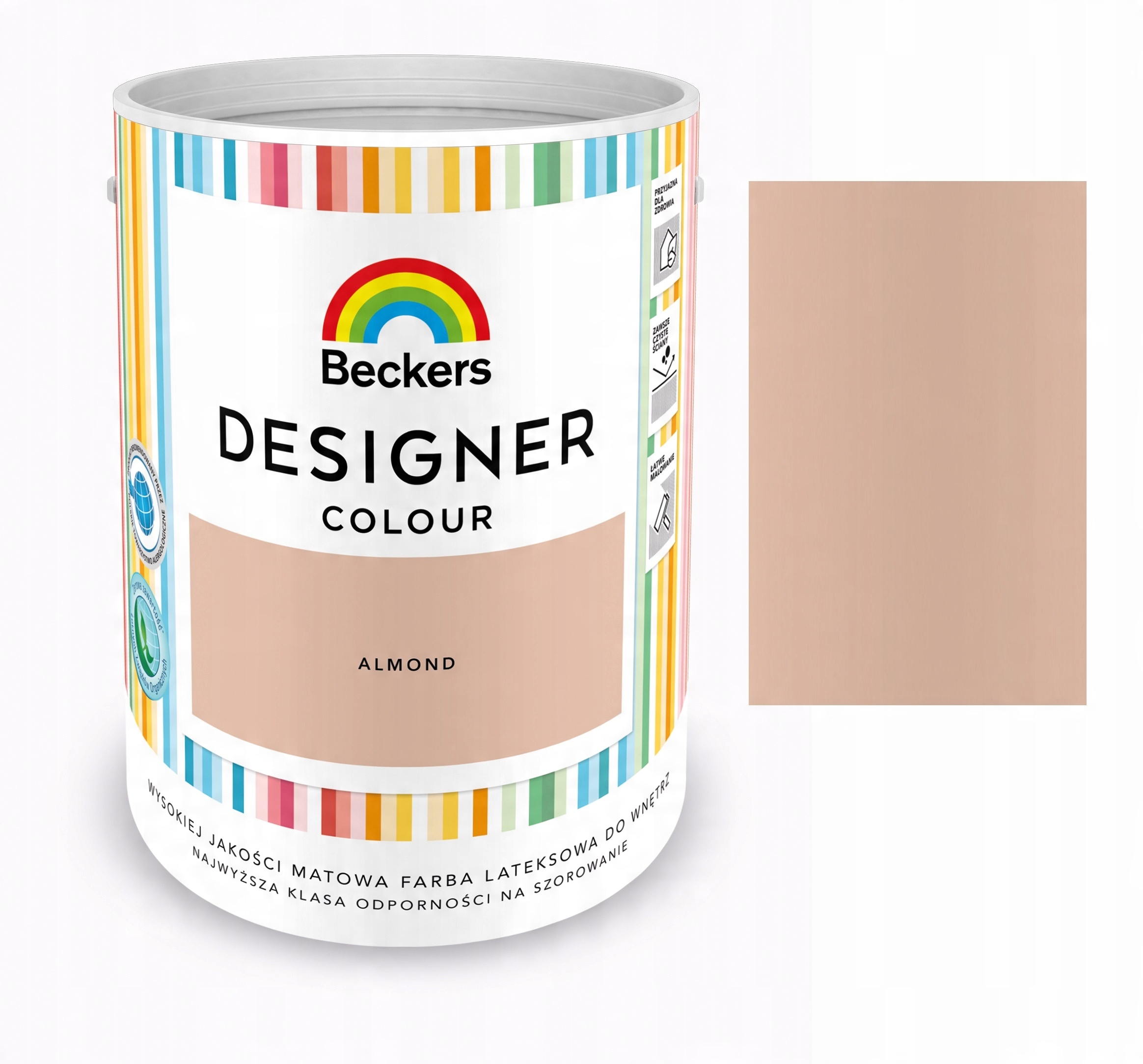 BECKERS FARBA DESIGNER COLOUR ALMOND 5L (8428104105) • Cena, Opinie