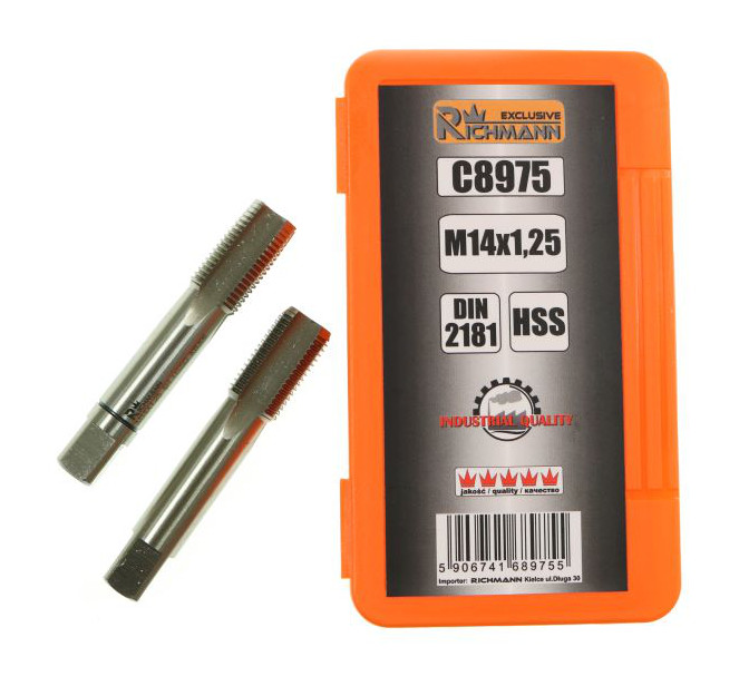 

Gwintowniki Drobnozwojowe M14x1,25 Hssg C8975