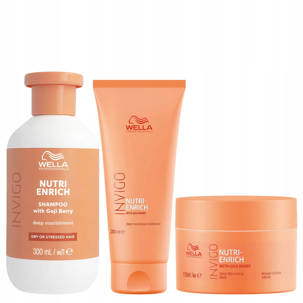 Wella Invigo Enrich vyživující sada pro suché vlasy šampon kondicionér maska