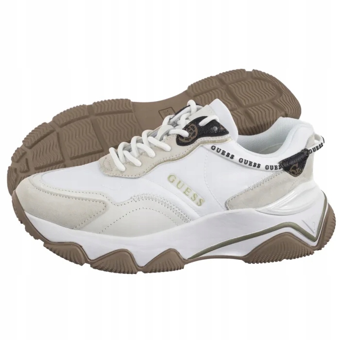 Dámské sportovní tenisky Guess Micola White FL7MIC FAL12 Bílé