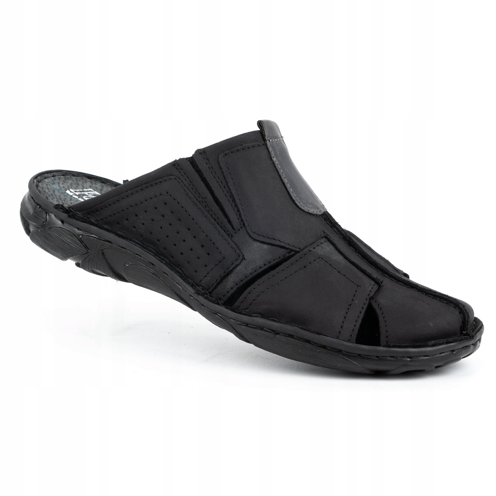 Pánské pantofle na léto Polbut Polské 312 černé 42