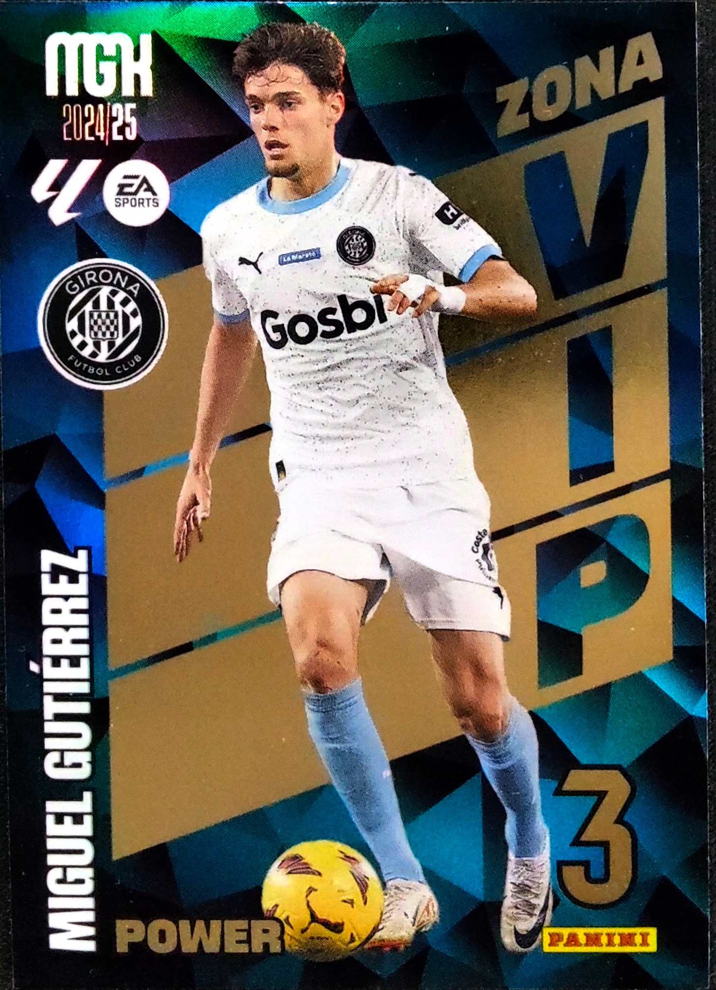 Panini Megacracks 2024-2025 Zona Vip Power P400 Miguel Gutierrez Girona Fc