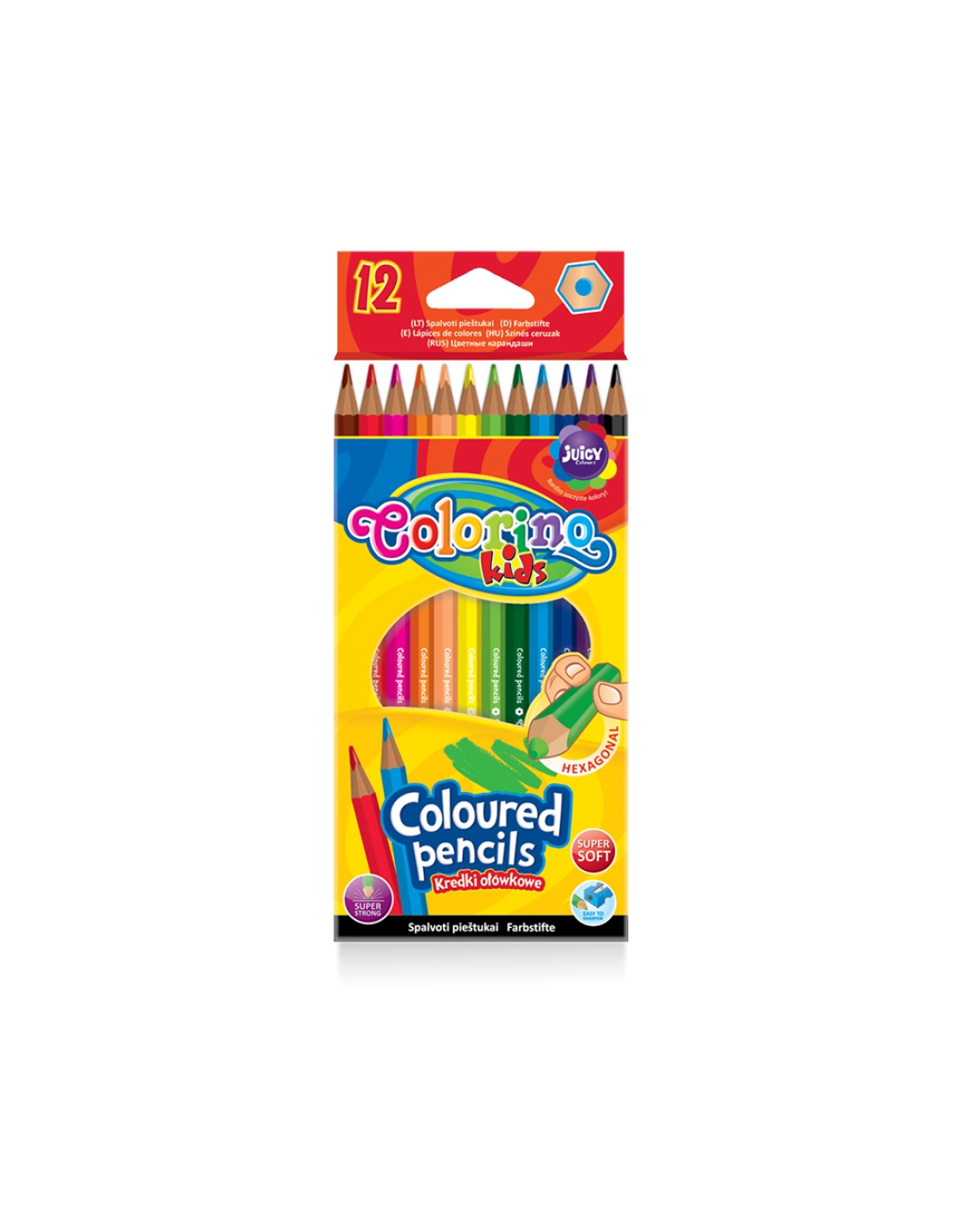 

kredki ołówkowe Colorino heksagonalne