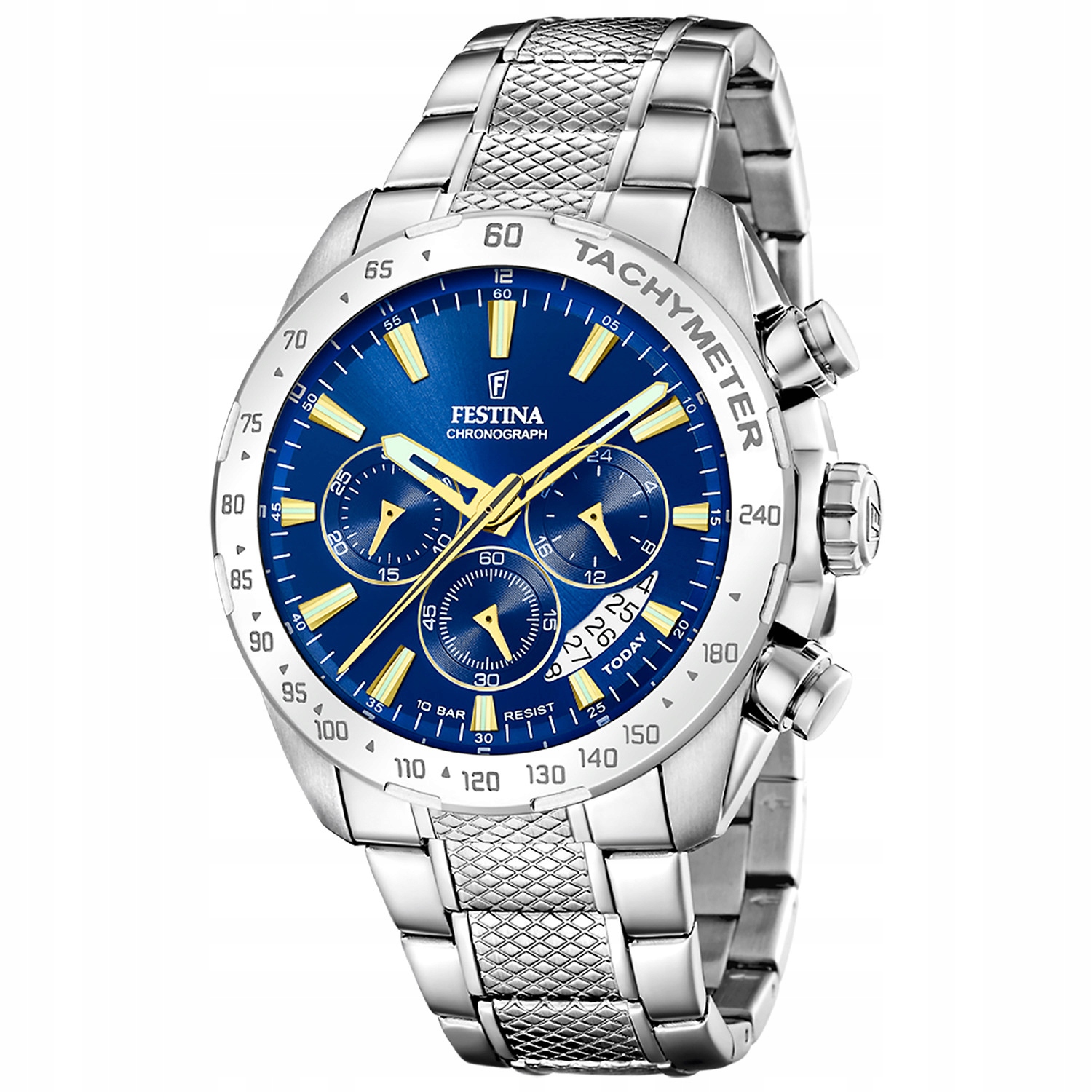 Pánské Hodinky Festina F20668-2 stříbrné