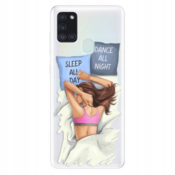 Silikonowe etui iSaprio Dance and Sleep do Samsung Galaxy A21s