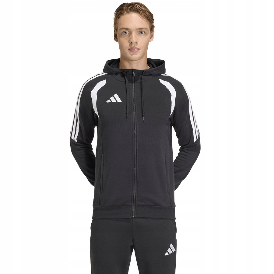 Adidas Tiro 26 League Sweat Full Zip Hoodie [M] Mikina Pánská Černá