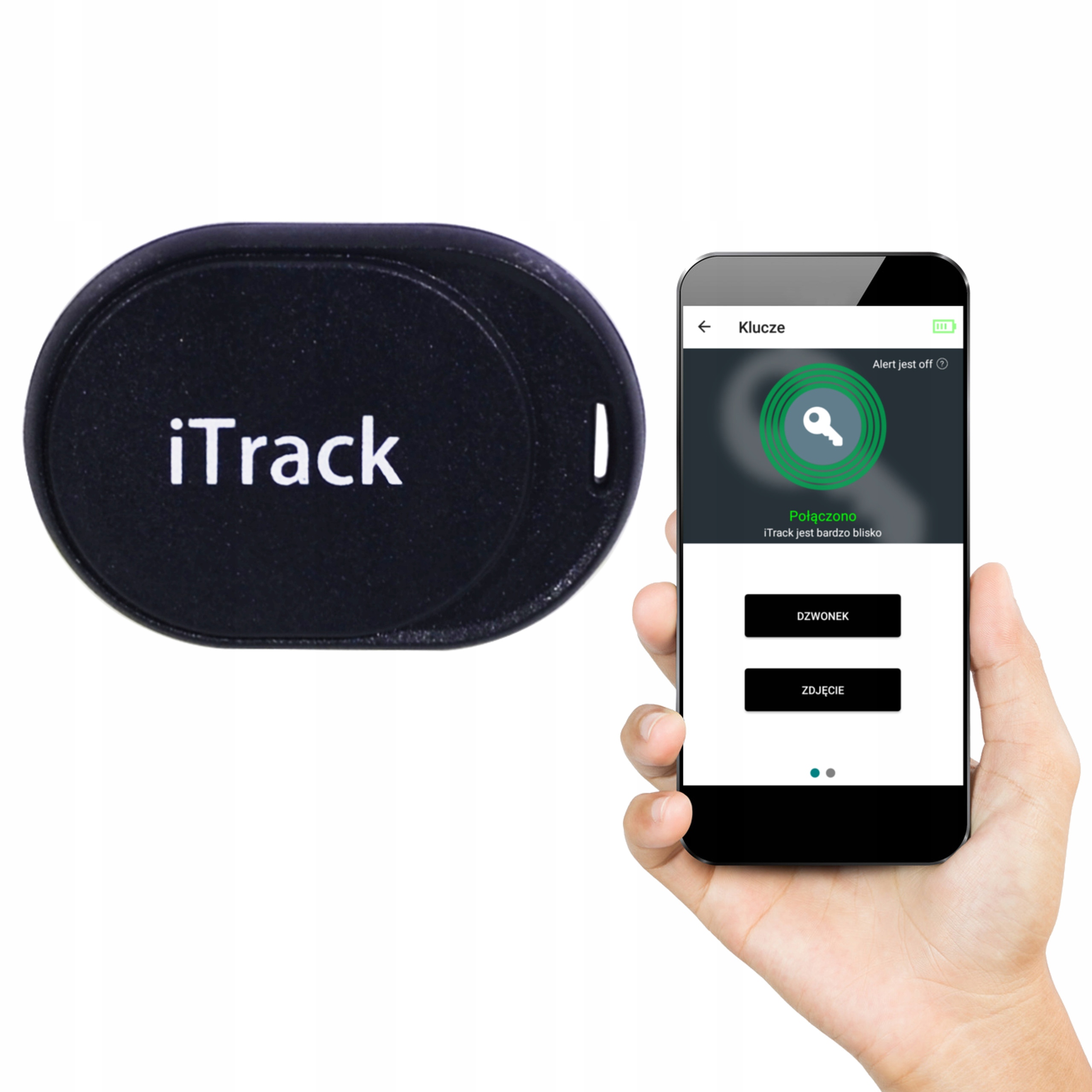 

Mini Lokalizator Bluetooth 4.0 Klucze Brelok Alarm