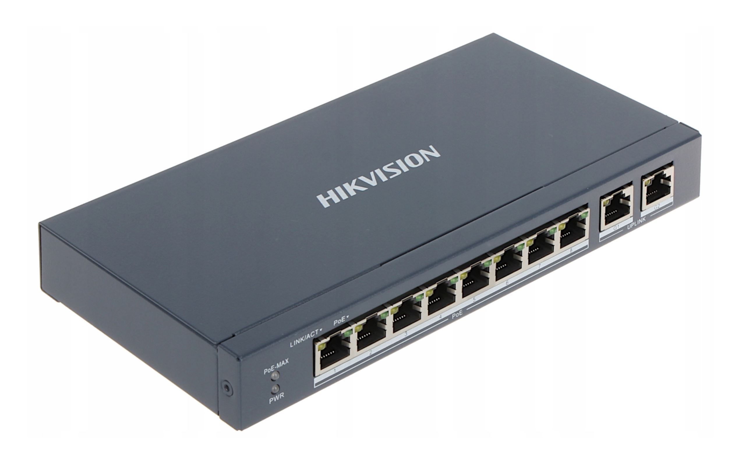 PoE prepínač pre Ip kamery DS-3E0310P-E/M Hikvision 8