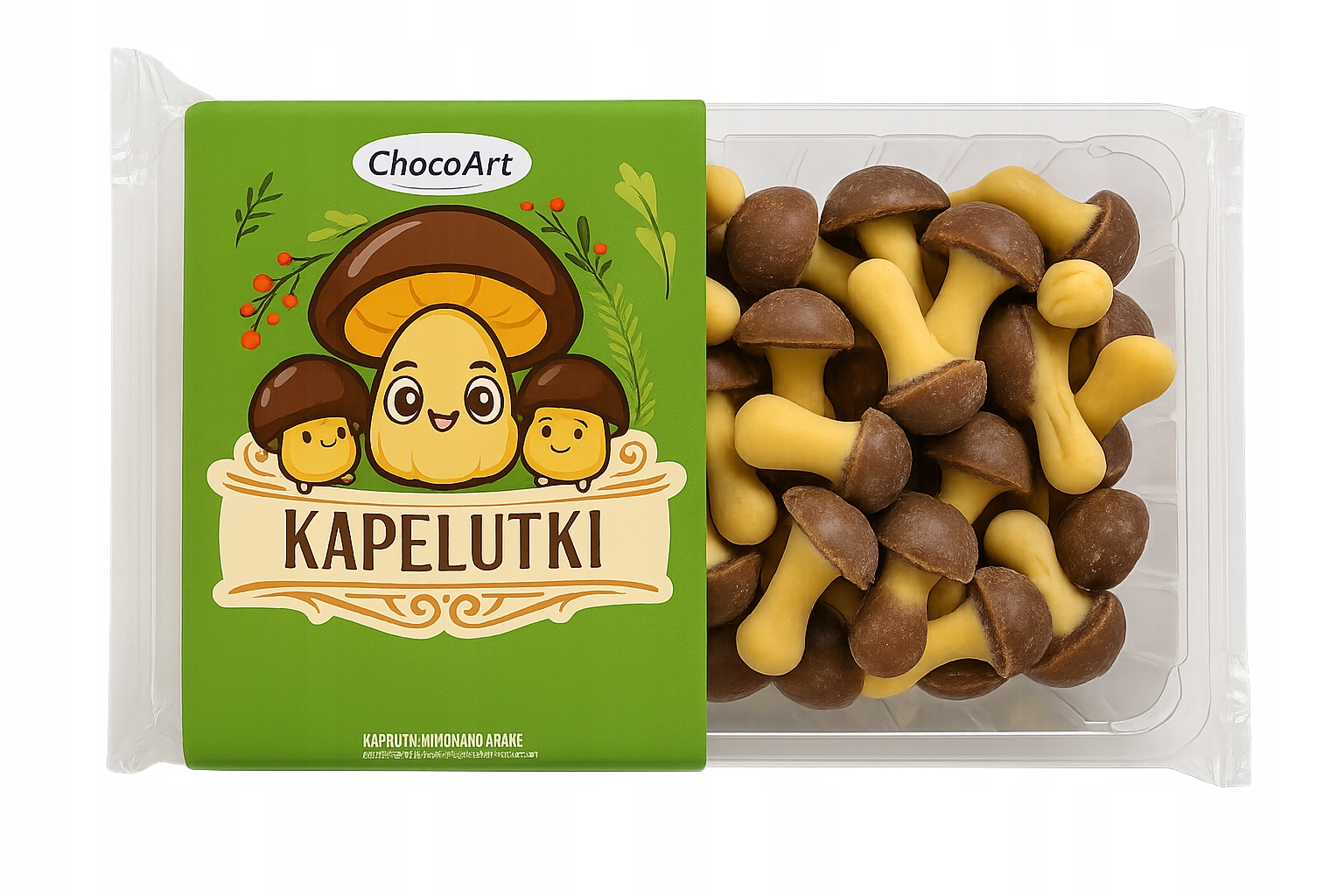 CHOCOART KAPELUTKI O SMAKU CZEKOLADOWYM 150G — 5