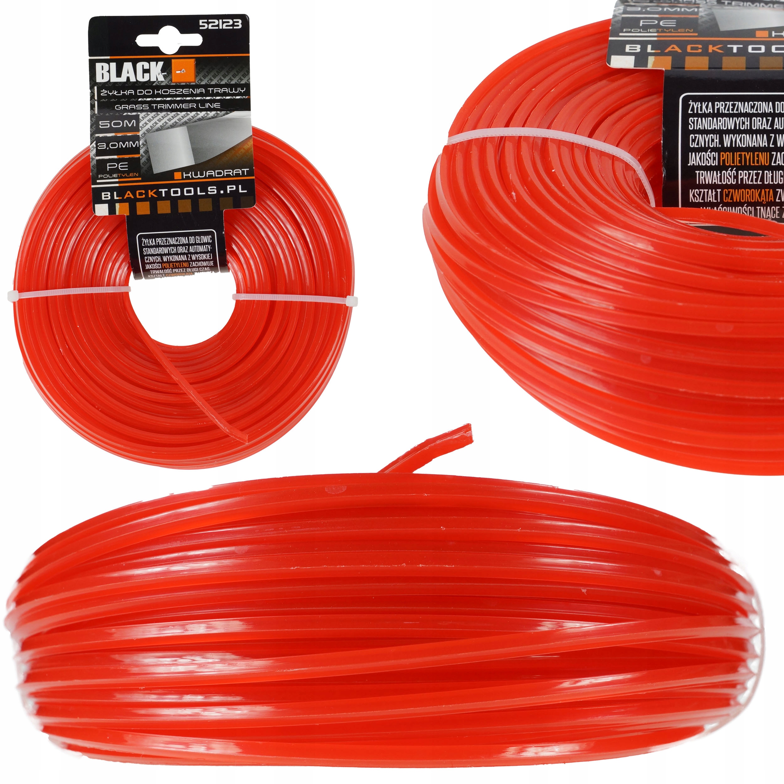 

Żyłka Tnąca Do Trawy Kwadrat 2,7MM 50M (52118)