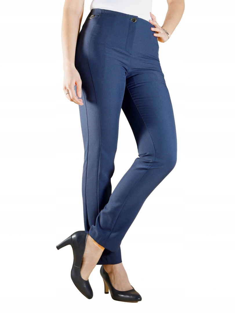 M Collection Elegantní Modré Kalhoty MC06 62