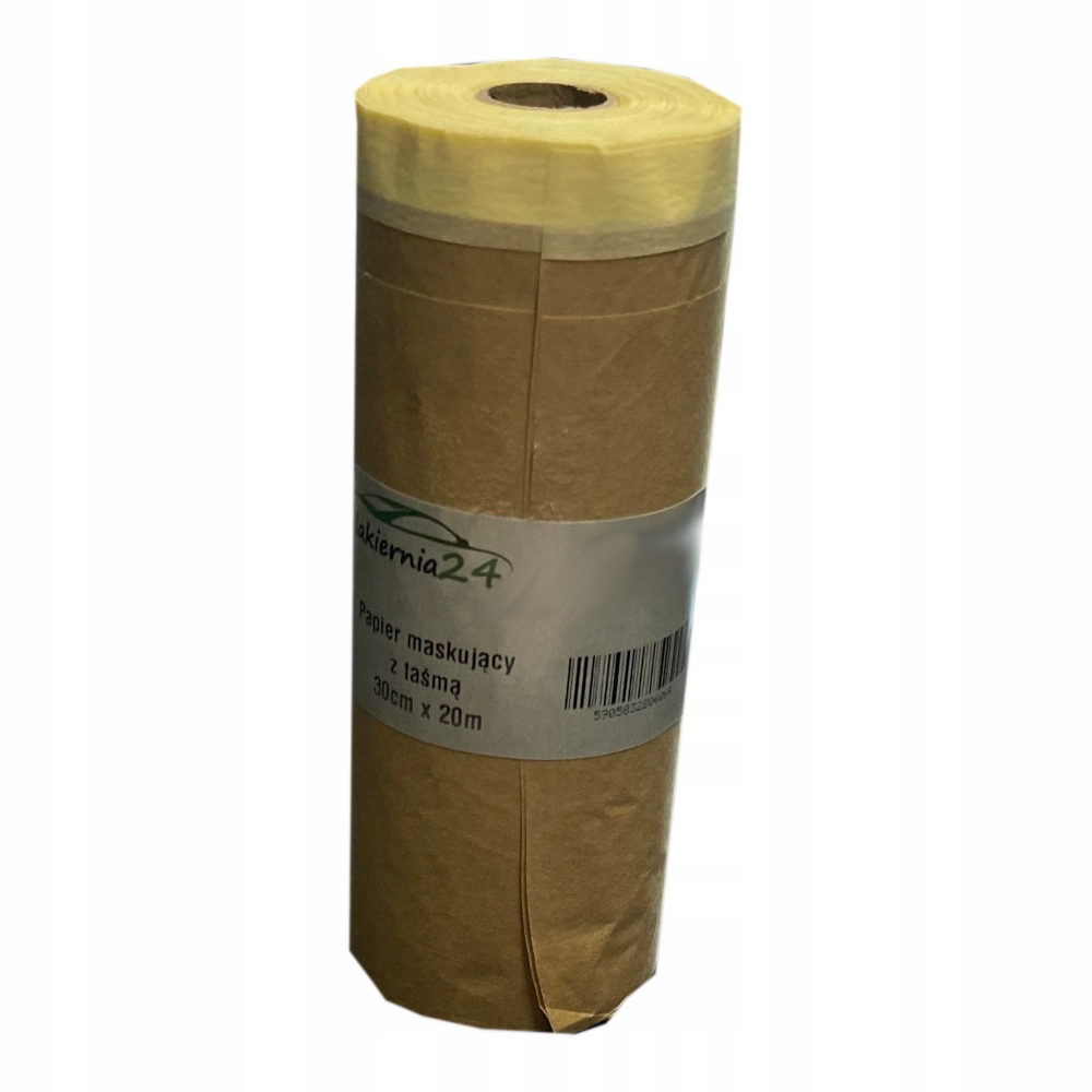 Papier maskujący z taśmą 30 cm x 20 m papier do lakierowania
