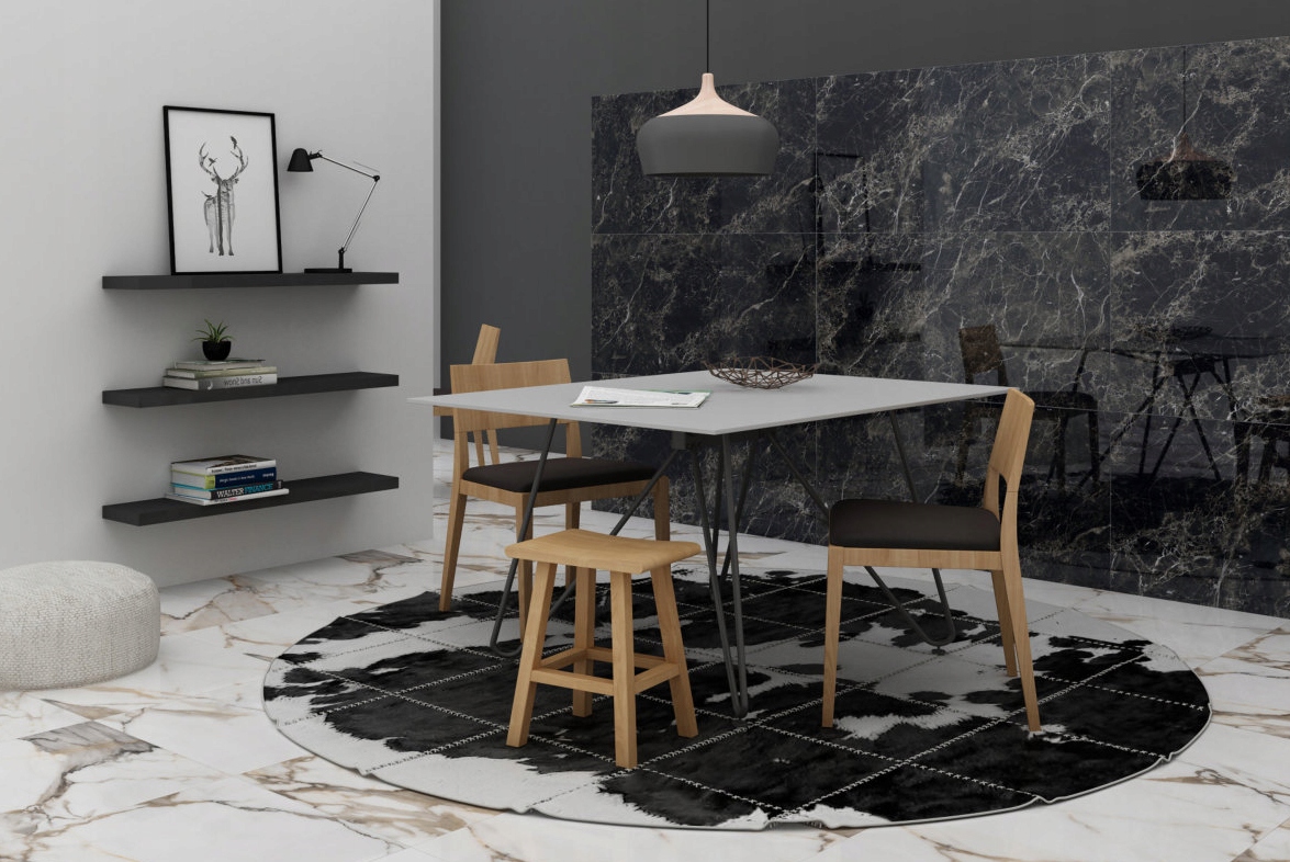 PŁYTKI GRES AZENO BLACK HIGH GLOSSY 60×120 GAT.I Typ gres