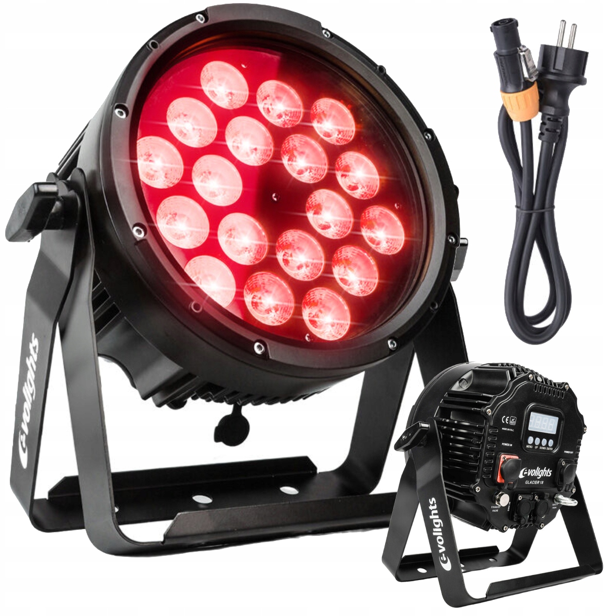 Reflektor Zewnętrzny Oświetlenie Sceniczne Led Rgbwa Uv 18X12W IP65