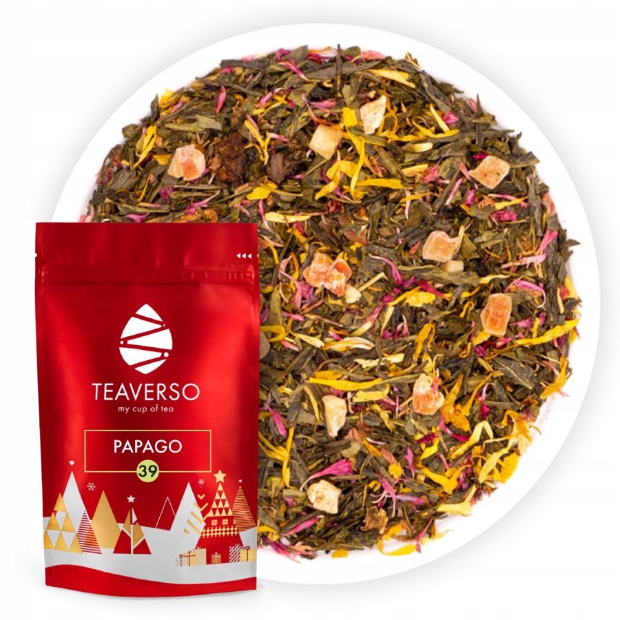 Levně Zimní Čaj Zelený Teaverso Papago 50 g