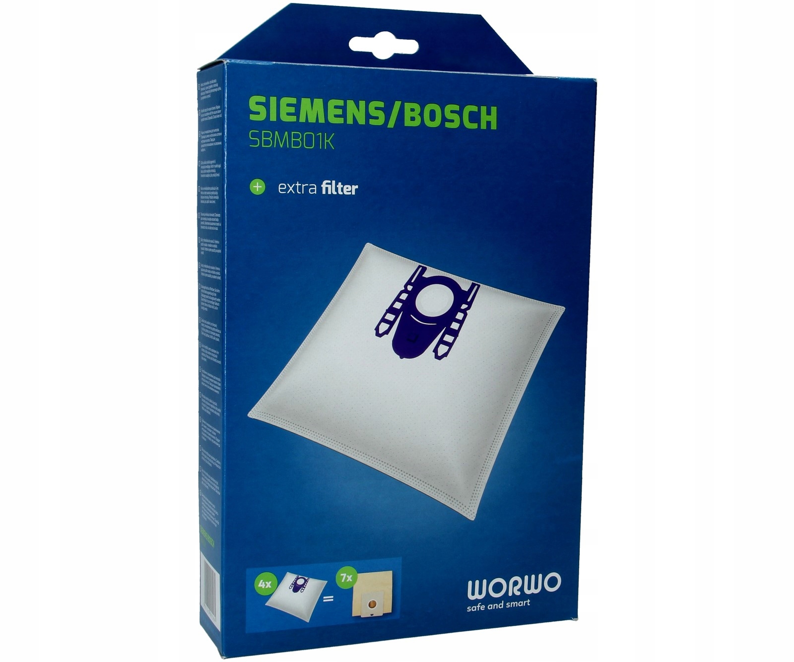 

Worki 4szt G/h do odkurzacza Bosch BBZ41FGALL