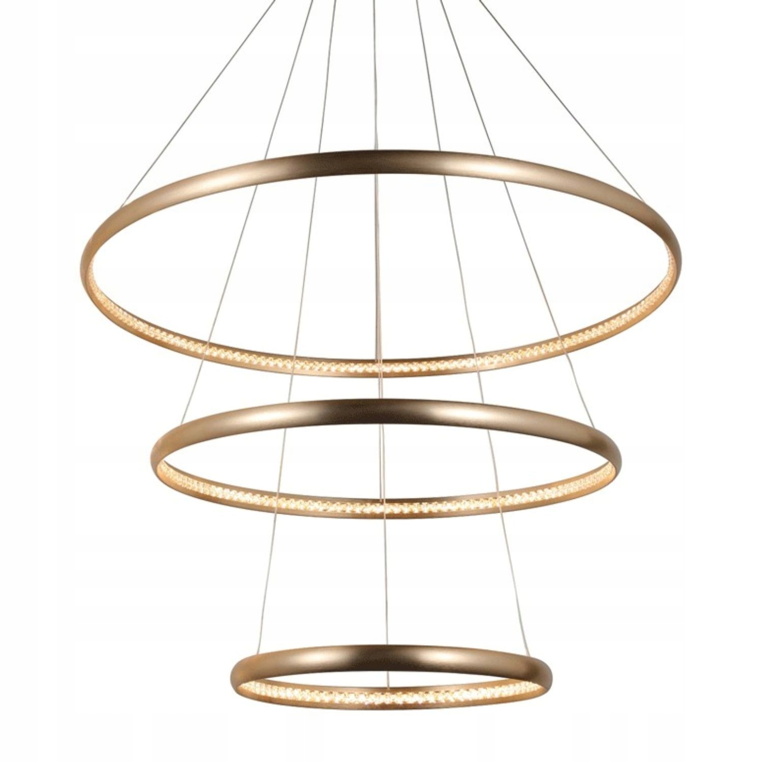 Luxusná glamour lampa vo forme Saturnových krúžkov nad stôl Brighton 3 55W