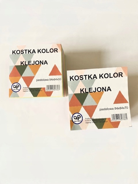 

Kostka Klejona Kolor Pastel 84x84x70 Arko-Papier