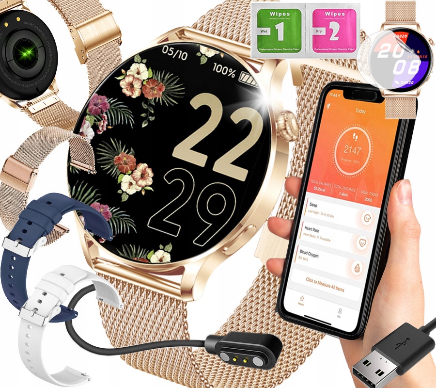 Chytré Hodinky Hodinky Menu Pl Dámské Polské Hovory Pro Watch 3 Řemínky