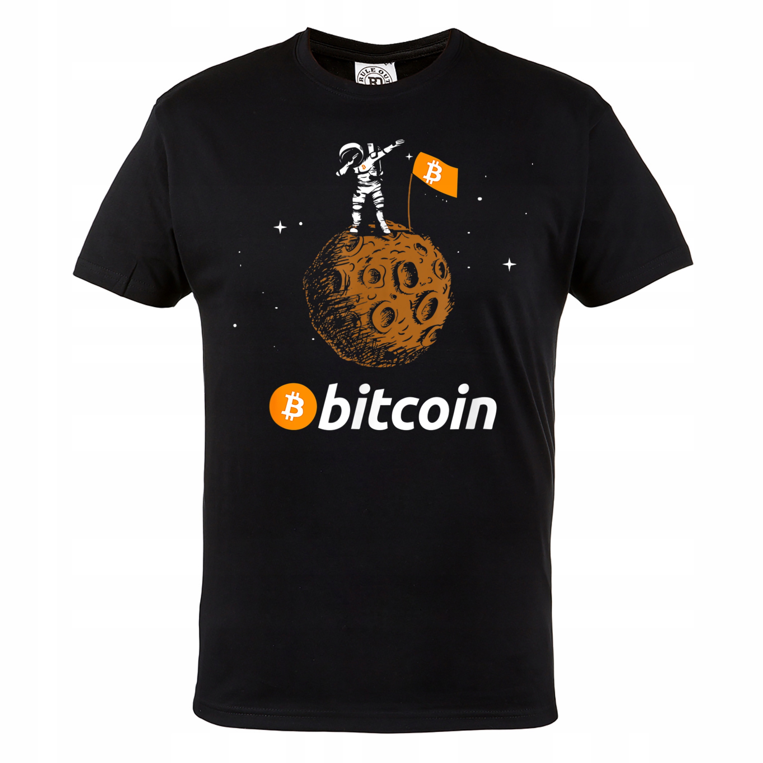

Męska Koszulka Z Nadrukiem Bitcoin Kryptowaluty