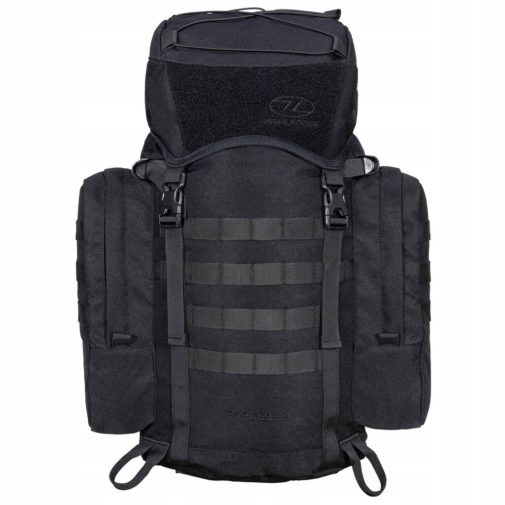 Plecak turystyczny taktyczny Highlander Forces Elite Pack 33 l Black