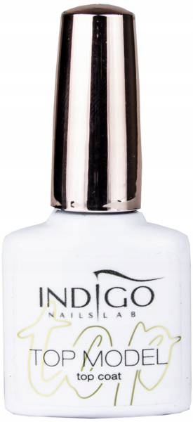

Indigo Top Model Top Coat Złote Drobinki 7ml