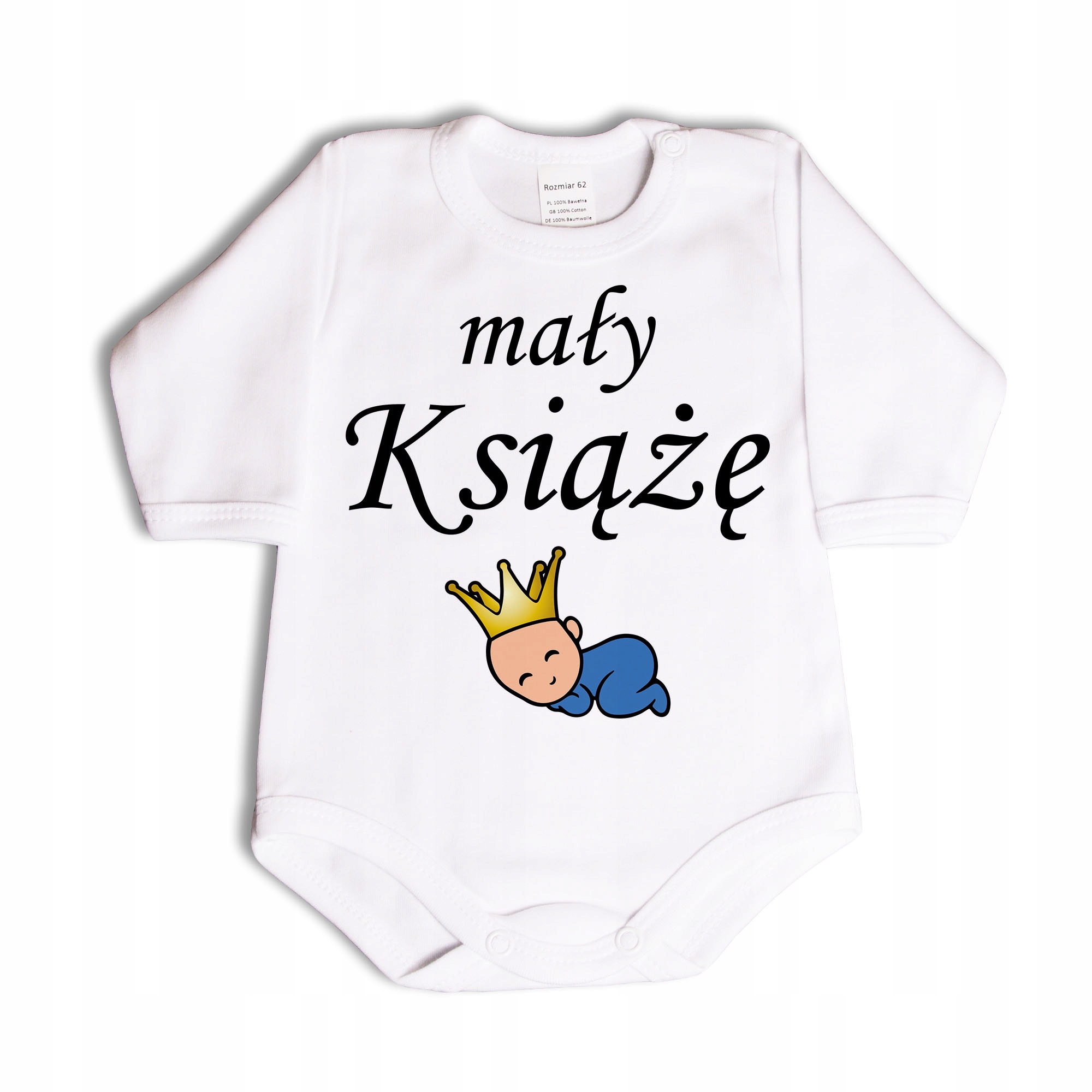 

Mały książę body niemowlęce 74 dł