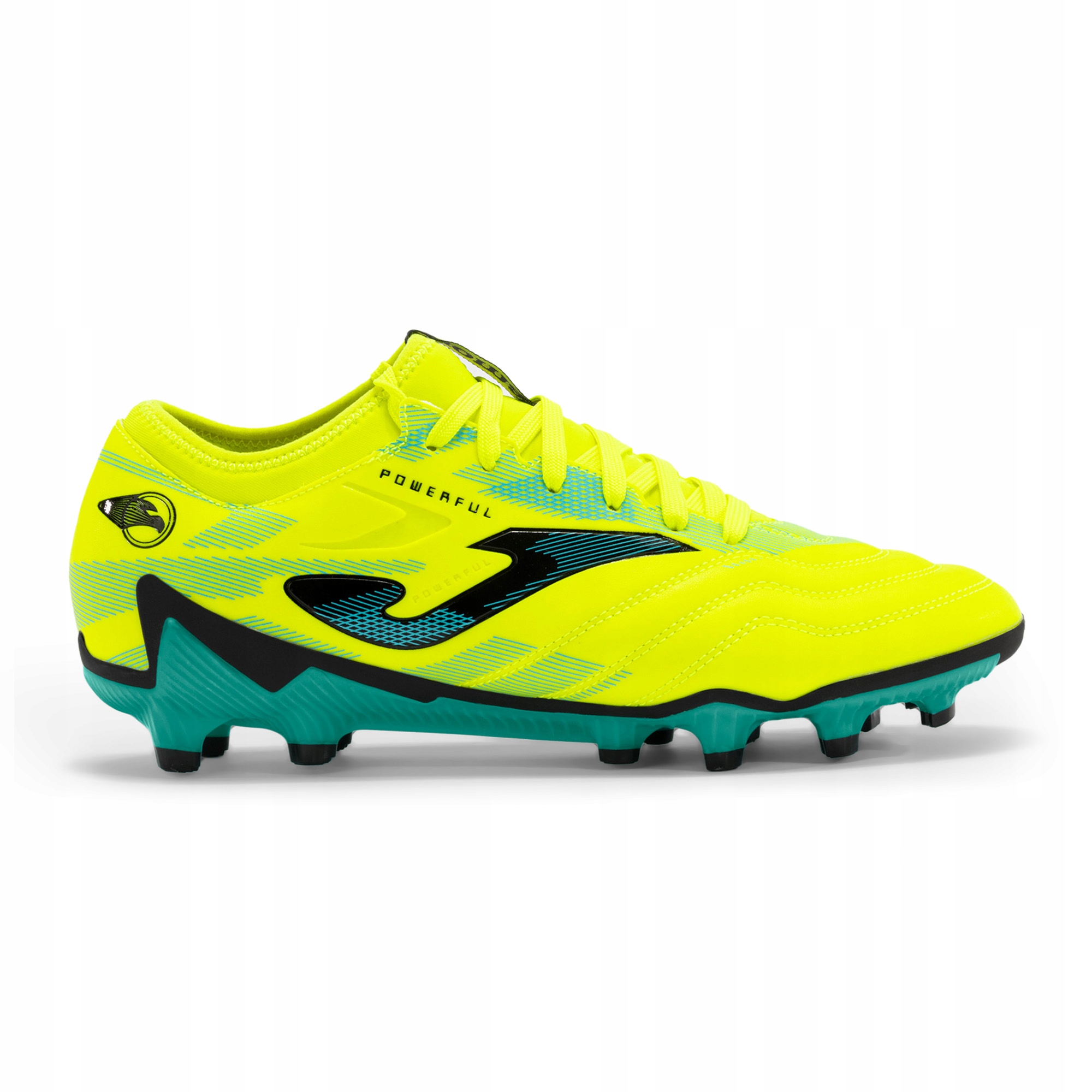 Fotbalová obuv pánské Joma Powerful Fg citronově/tyrkysové 43 Eu