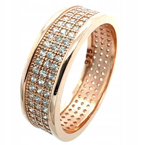 Stříbrný Pozlacený Prstýnek Osázený Čekankami, Ryzost 925