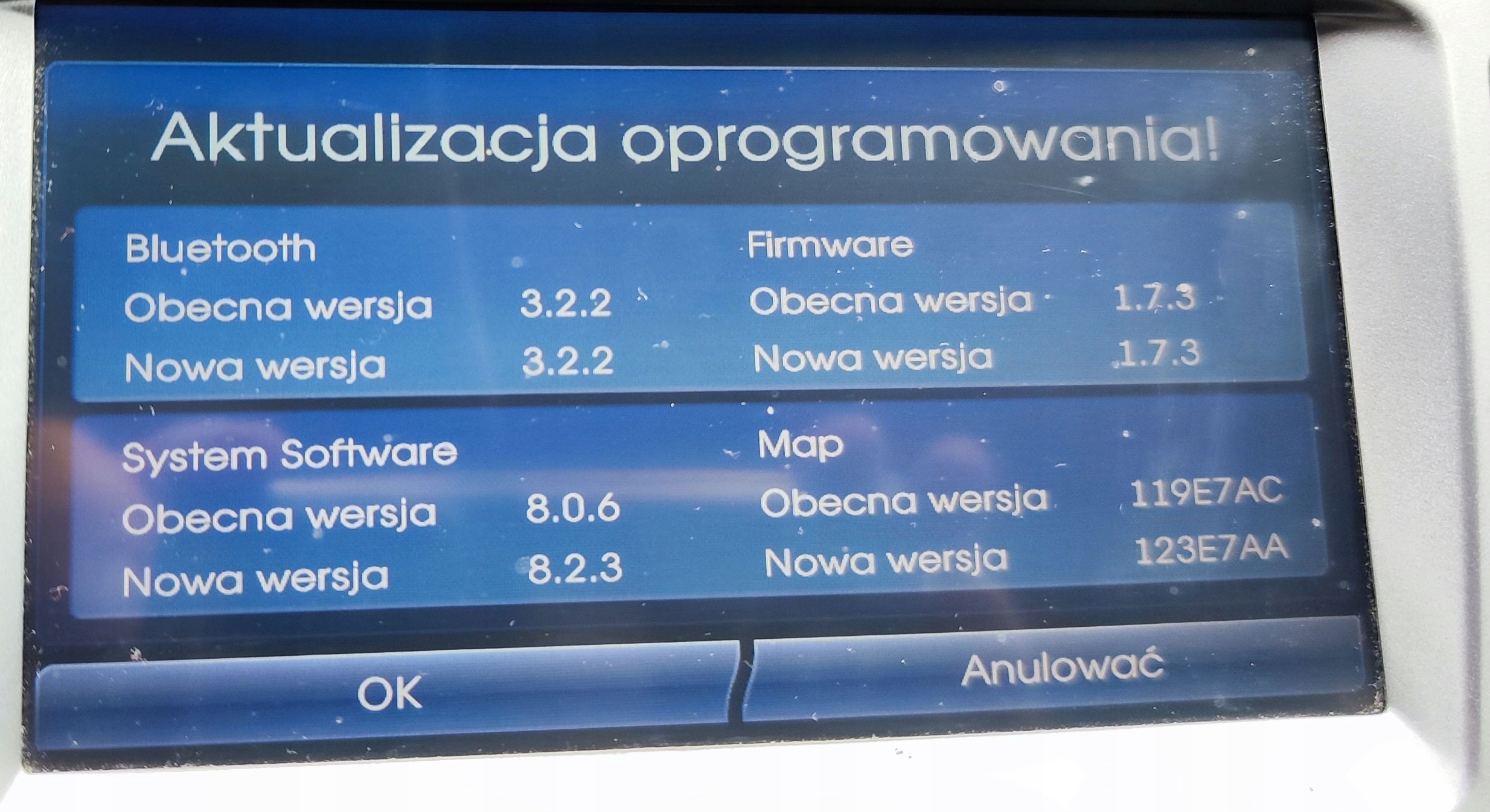 Aktualizacja MAP 2024 Hyundai Kia ix35 i40 Sportage ix20 Santa Fe Optima