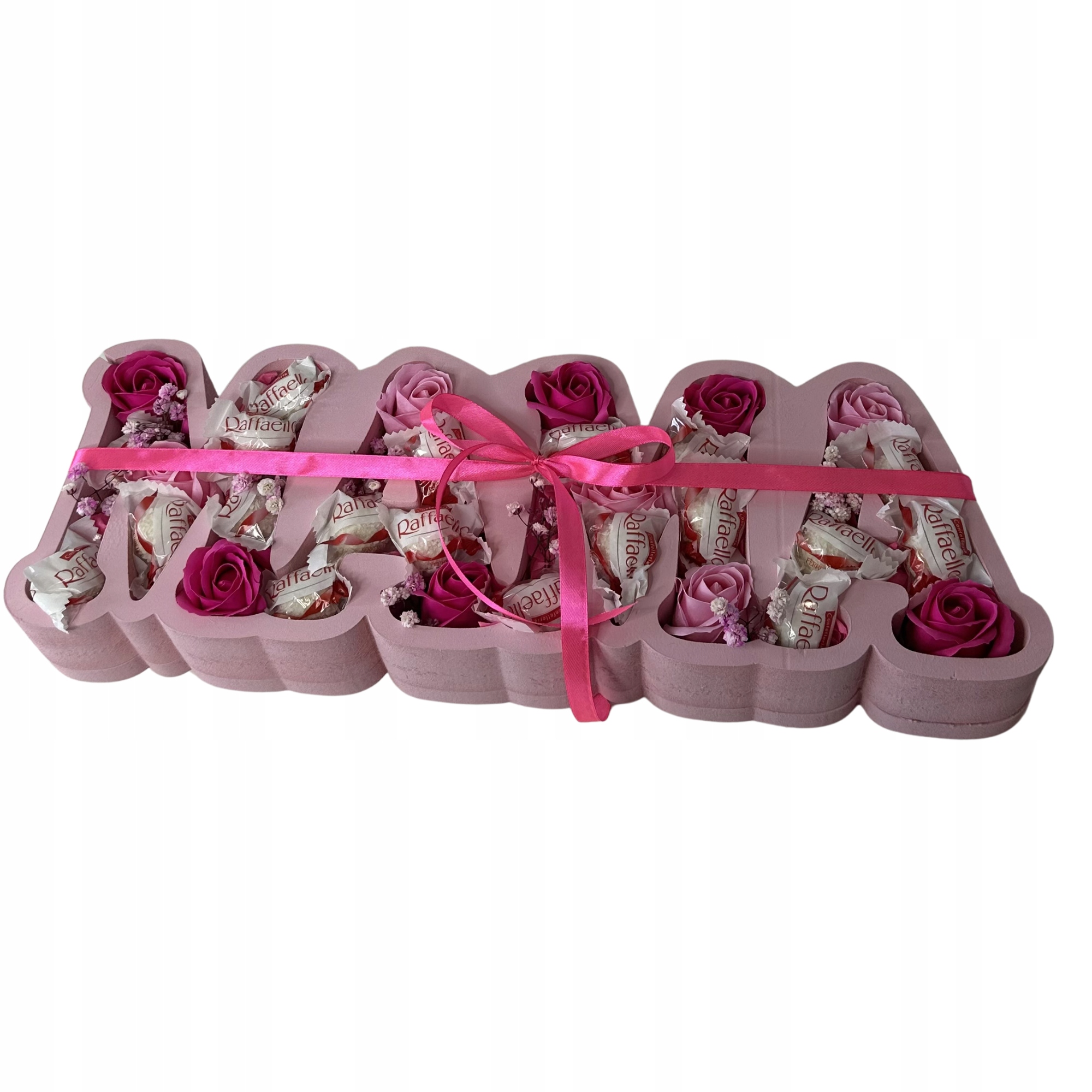 Levně Dárková Sada Pinobox Růžový Raffaello Maminka Svátek Matek Ženy Narozeniny
