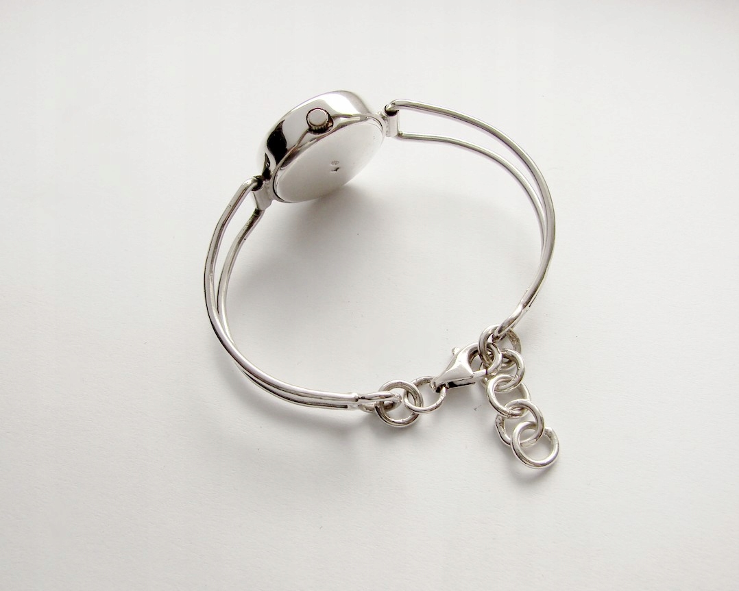 ZE SREBRA BRANS. REGULOWANA ZEGAREK ETUI KOMUNIA Model AG