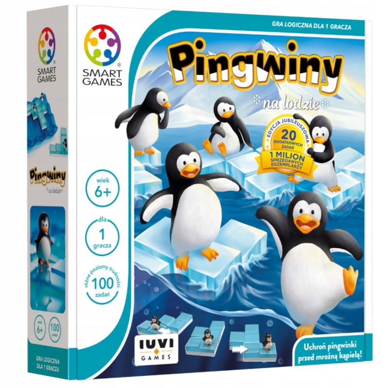 SMART GAMES Gra logiczna dla dzieci Pingwiny na Lodzie 6+