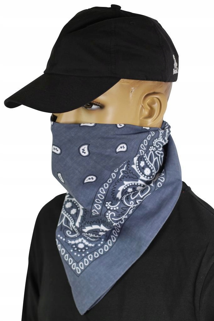 BANDAMKA BANDANA CHUSTKA CHUSTA APASZKA GRANATOWA EAN (GTIN) 5907714419508