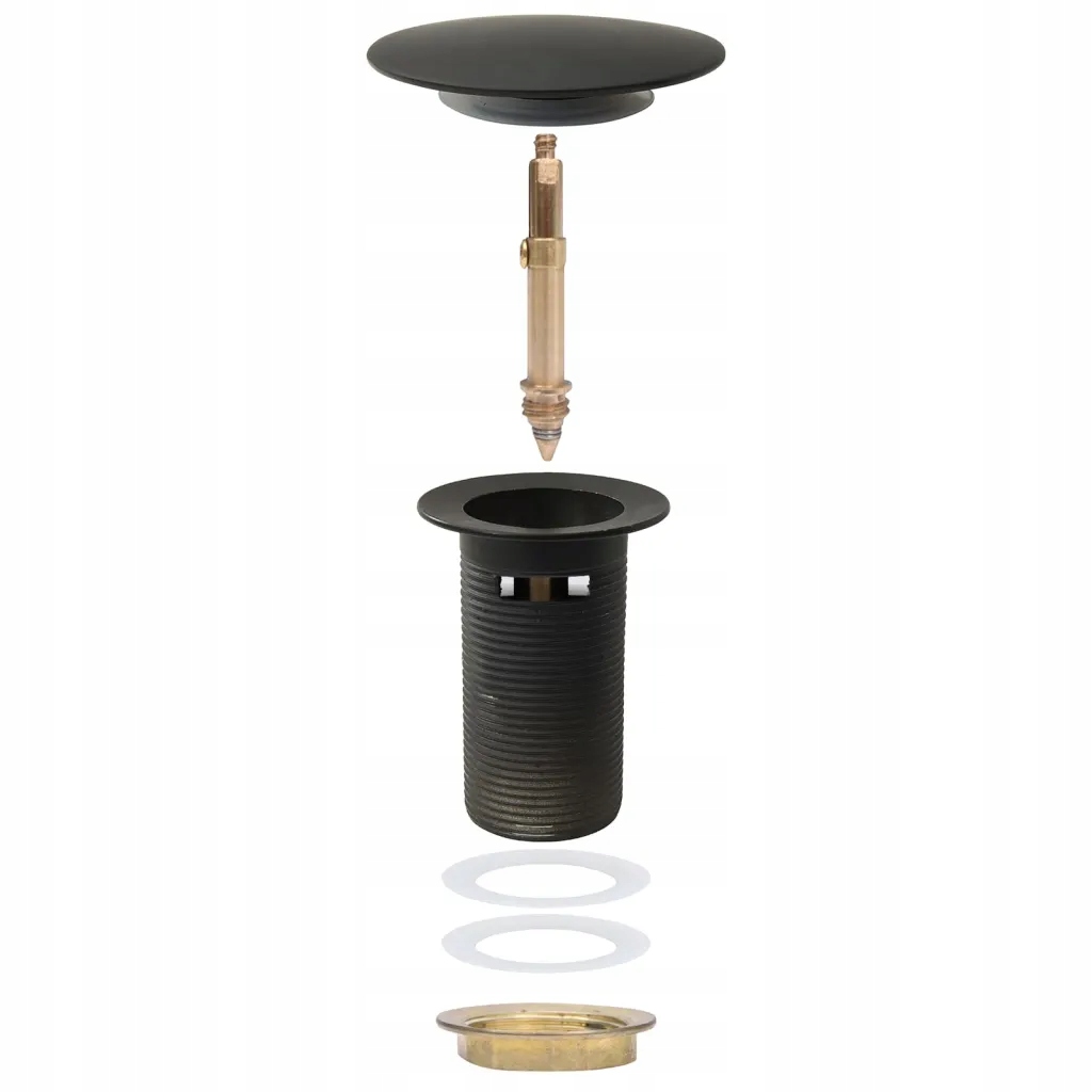 Korek klik-klak z funkcją przelewu, szary, 6,4x6,4 Kod producenta VX2149058