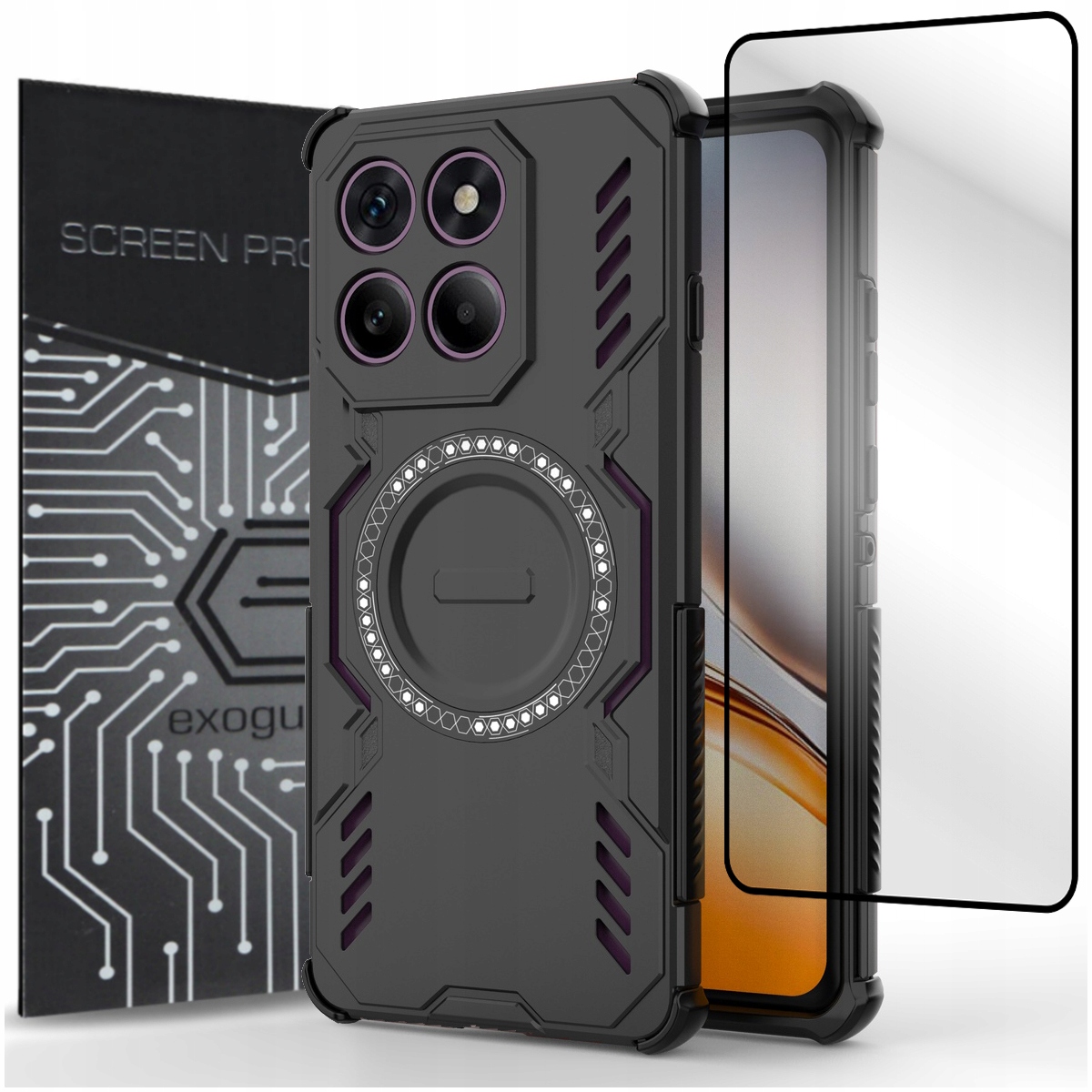Pancerne Etui Case Cover Obudowa Futerał Szybka do Motorola Edge 60 Pro