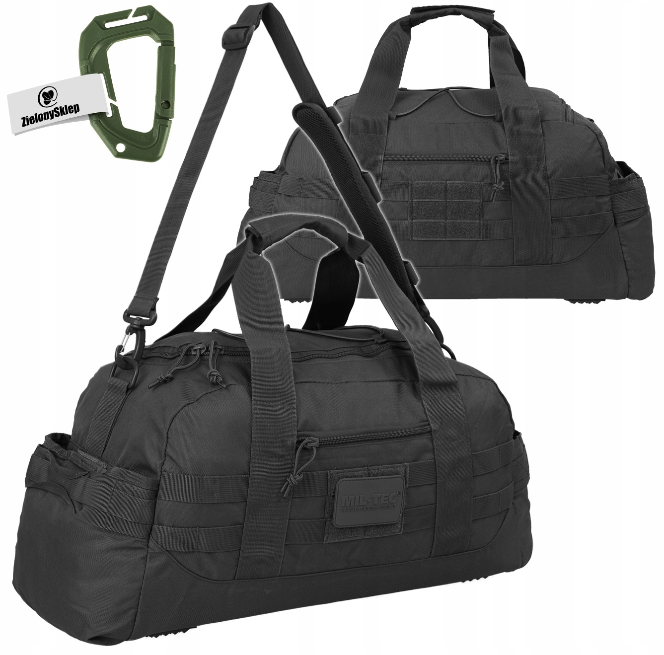 Torba Wojskowa Trening Mil-tec Uscombat Parachute Cargo 25L S Czar. +gr.