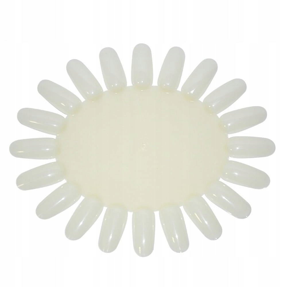 WZORNIK DO PAZNOKCI SŁONECZKO KREMOWY ECRI 20 TIPSÓW