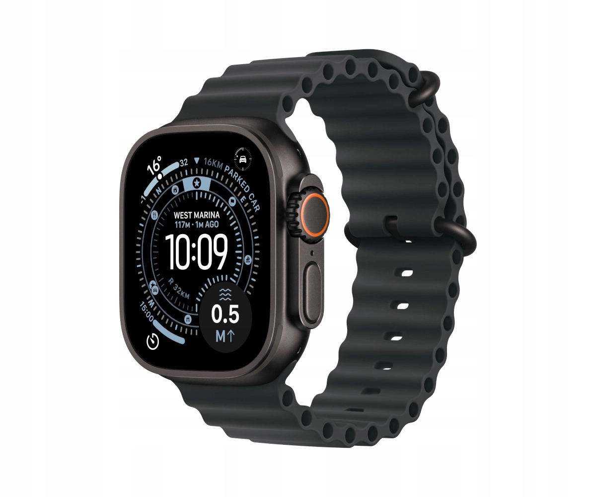 Apple Watch Ultra 3 Gps Lte 49mm Czarny tytan z czarnym paskiem Ocean